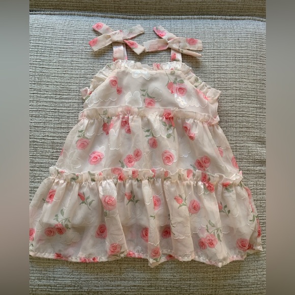 Other - Toddler Floral Pink and White Dress - 18 months?